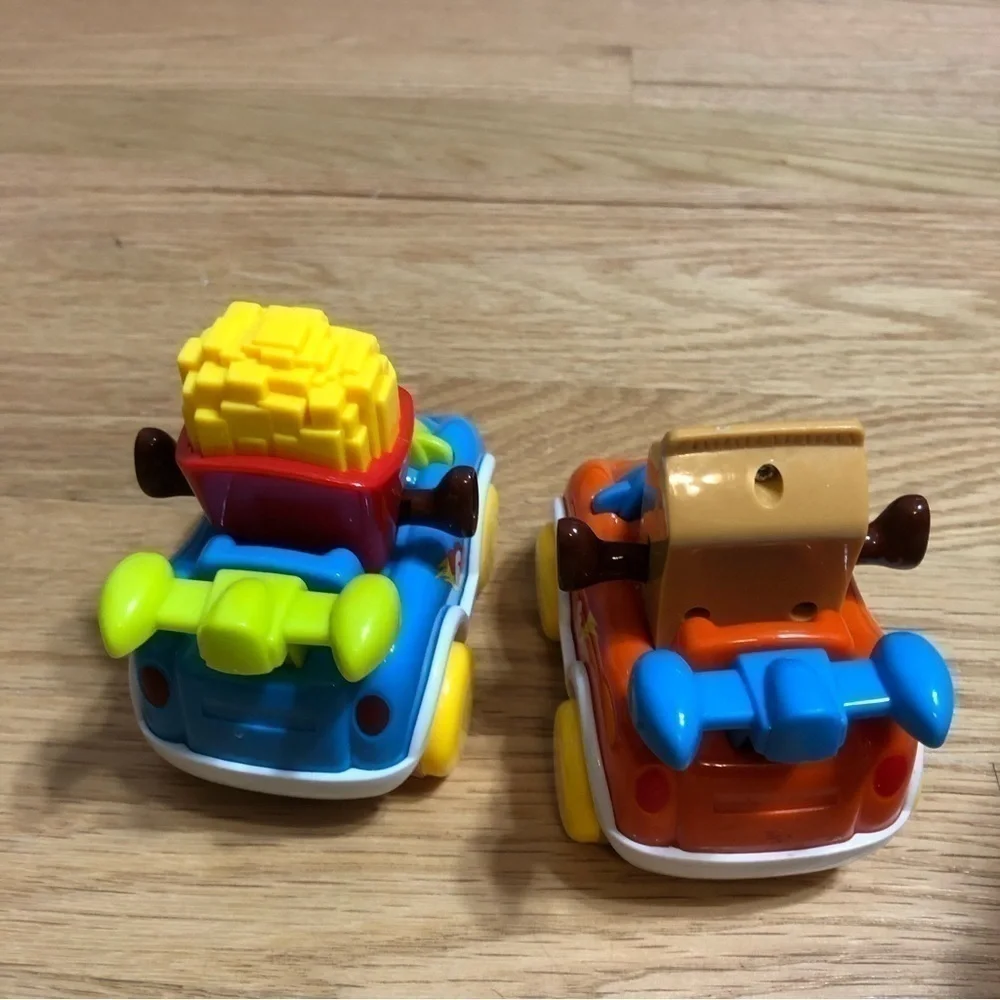 Cartoon Kids Car Bundle Toy French Fries Brown Bag Chocolate Milk